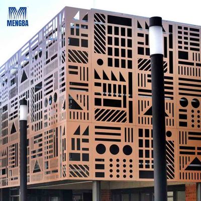 Laser Cutting Aluminium Curtain Wall Panel Wall Cladding Decoration
