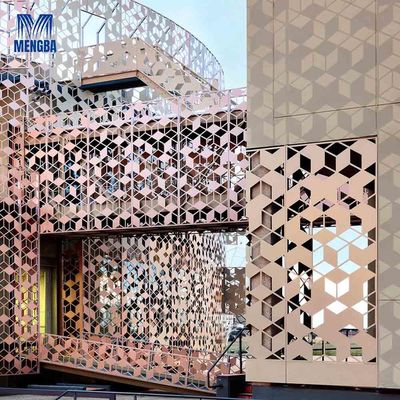 Laser Cutting Aluminium Curtain Wall Panel Wall Cladding Decoration