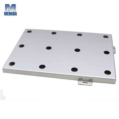 Customized Aluminium Curtain Wall Punched Plate Cladding Facade