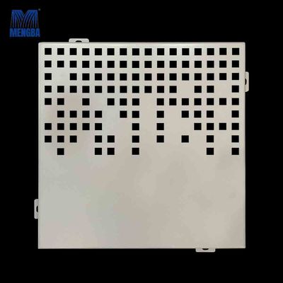 Customized Aluminium Curtain Wall Punched Plate Cladding Facade