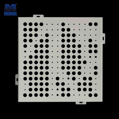 Customized Aluminium Curtain Wall Punched Plate Cladding Facade