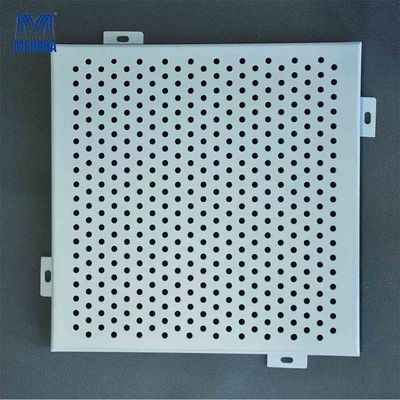 Customized Aluminium Curtain Wall Punched Plate Cladding Facade