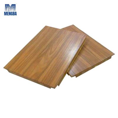Airports Aluminium Curtain Wall Wood Grain Panel Customized Size
