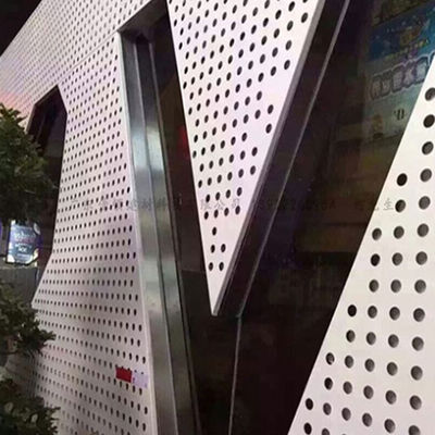 Metal Aluminium Curtain Wall Laser Cut Wood Stone Cladding Veneer