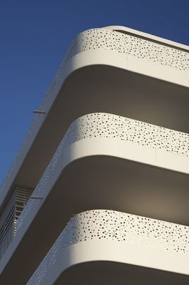 Metal Stainless Steel Aluminium Curtain Wall Cladding Laser Cut OEM / ODM
