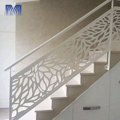 Modern Aluminium Staircase Railing Luxury Balcony Aluminum Step Railing