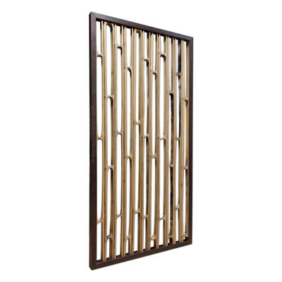Rectangle Room Divider Screen Aluminum Smooth Surface Fire Resistant