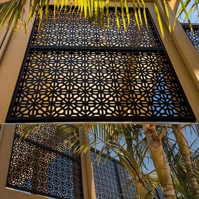 Rectangle Room Divider Screen Aluminum Smooth Surface Fire Resistant