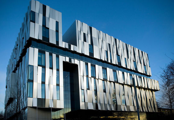 Building Sound Insulation Curtain Wall Aluminium Profiles Outdoor Facade