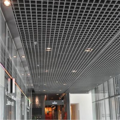 Offices Aluminium Ceiling Panel Grid Composite Dropped Strip