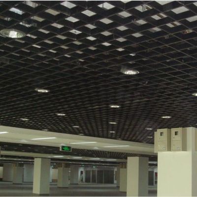 Offices Aluminium Ceiling Panel Grid Composite Dropped Strip
