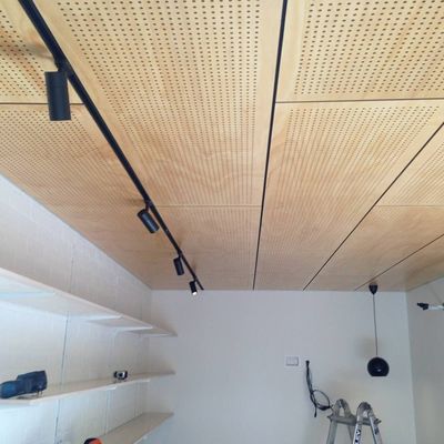 Metal Aluminium Perforated Ceiling Tiles Decorative Wpc Cladding Panel