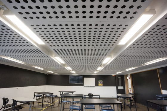Triangularl Waterproof Aluminium Ceiling Panel Decoration Acoustic False