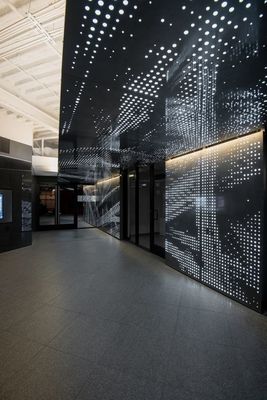 Office Metal Aluminium Suspended Ceiling Panels Hygienic 3d Droptiles