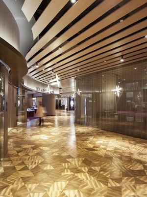 Building Soundproof Aluminium Ceiling Panel Grid Baffle Cnc Grate Punching