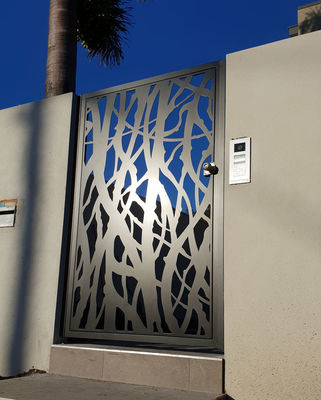 ODM Aluminum Folding Security Gates Exterior Aluminium Gate Profile Lightweight