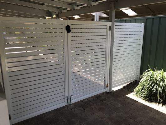Home Yard Aluminium Profile Gate Door 1.2mm Thickness Long Lasting