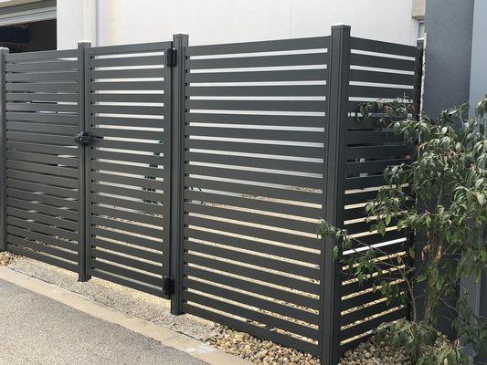 OEM / ODM Aluminium Profile Gate Fence Powder Coated Design Consistency