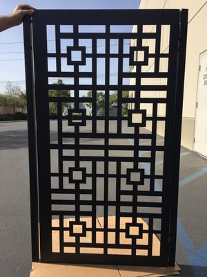 Large Outdoor Aluminium Profile Gate Powder Coated Waterproof