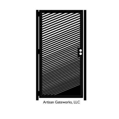 Large Outdoor Aluminium Profile Gate Powder Coated Waterproof