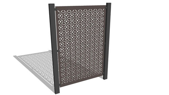 Square Aluminium Profile Gate Fireproof Outdoor Aluminum Estate Gates