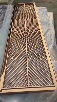 Custom Lightweight Room Divider Screen 4 Panels Laser Cut Decorative