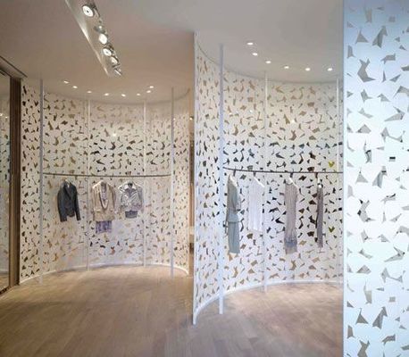 Folding Hanging Panel Room Divider Sliding Soundproof Screen Divider