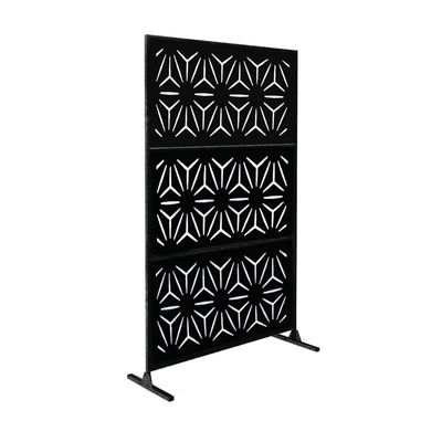 Partition Room Divider Screen Panel Floral Hanging Fireproof