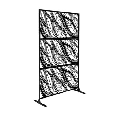 Mobile Living Room Divider Screen Foldable Aluminium Material