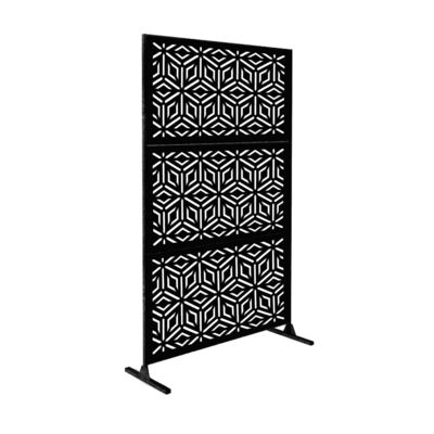 Custom Folding Screen Room Divider Rectangle Aluminum Material
