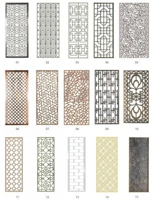 Separator Room Divider Screen Panels Board Aluminium Folding Design