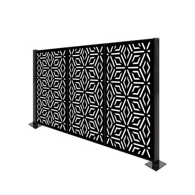 Custom Laser Cut Privacy Fence commercial Decorative Garden Fence Aluminium