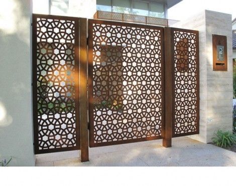 Rectangle Decorative Aluminum Pool Fence Panels Privacy 6ft Height