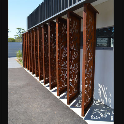 Garden Exterior Aluminum Privacy Fence Trellis Heat Insulation