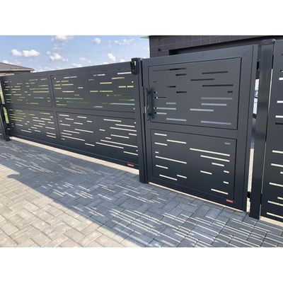 House Outdoor Aluminum Privacy Fence Lightweight Fireproof ISO9001