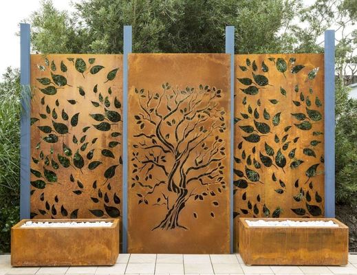 Surface Powder Coated Aluminum Garden Fence Privacy Security Noise reduction