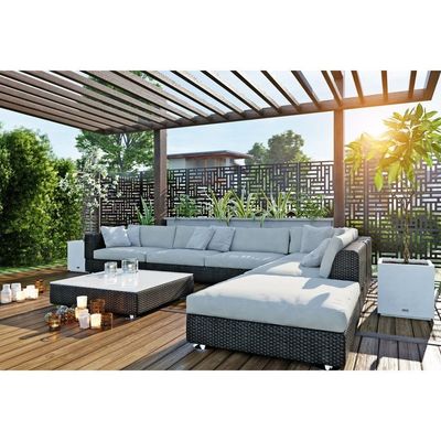 Decorative Aluminum Black Privacy Fence Panels 3ft / 4ft / 6ft Height