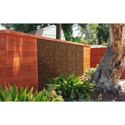 Garden Chain Link Aluminum Privacy Fence Slats Artistic 6ft Height