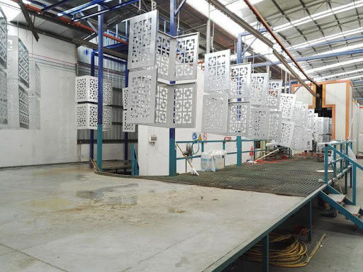 Silver Custom Air Conditioner Panel Cover Aluminium Polishing Ventilation