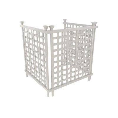 Aluminium Balcony Wall Air Conditioner Cover Decorative Grille Design