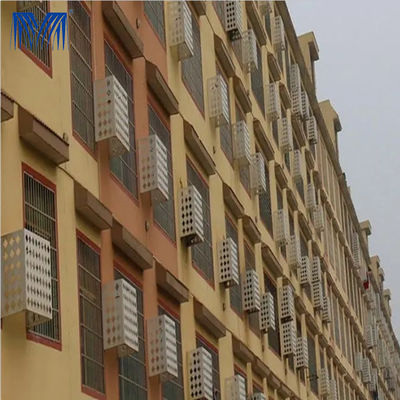 Aluminium Balcony Wall Air Conditioner Cover Decorative Grille Design