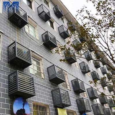 OEM / ODM Aluminium Air Conditioner Cover Rectangle Shape Standard