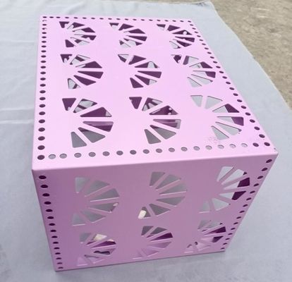 Outdoor Decorative Aluminium Air Conditioner Cover Ventilating Louver Laser Cut