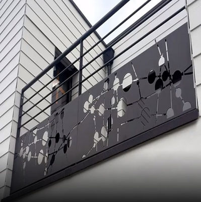OEM / ODM Aluminum Staircase Handrail Railing Balustrades Design