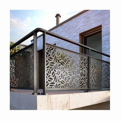 Indoor Modern Aluminum Handrail Fireproof Anodized Aluminium Hand Railing