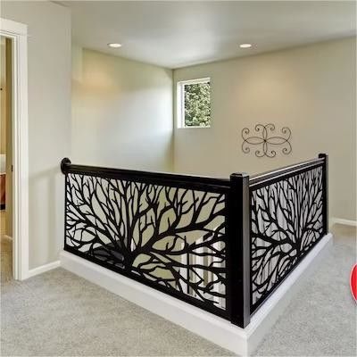 Indoor Modern Aluminum Handrail Fireproof Anodized Aluminium Hand Railing