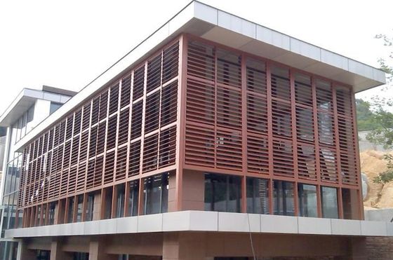 Ventilation Aluminium Louver Frame Vertical Aluminum Shutter Panels