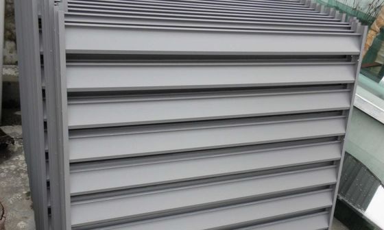 Outdoor Aluminium Ventilation Louvers Vertical Aluminum Louvered Roof