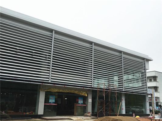 Outdoor Aluminium Ventilation Louvers Vertical Aluminum Louvered Roof