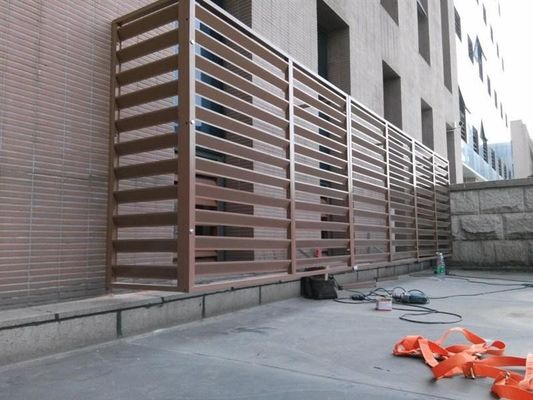 Outdoor Aluminium Ventilation Louvers Vertical Aluminum Louvered Roof